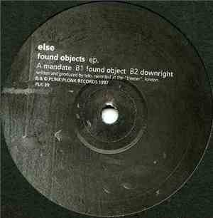 Else - Found Objects EP.