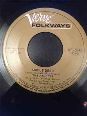 The Paupers - Simple Deed/Let Me Be