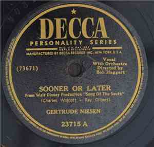 Gertrude Niesen - Sooner Or Later / That's Good Enough For Me