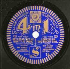 Ray Starita And His Ambassadors /  Zicano's Accordeon Band - He's Dead But  ...