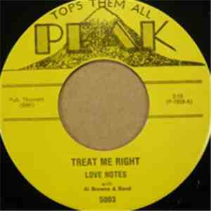 The Love Notes  - Treat Me Right / Dream Girl