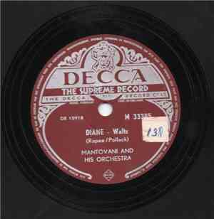 Mantovani And His Orchestra -  Diane / Charmaine