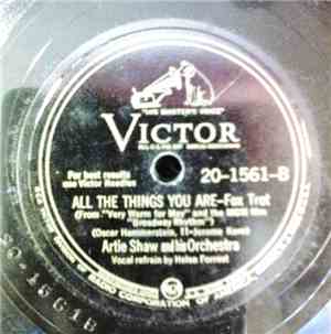 Tommy Dorsey And His Orchestra / Artie Shaw And His Orchestra - All The Thi ...