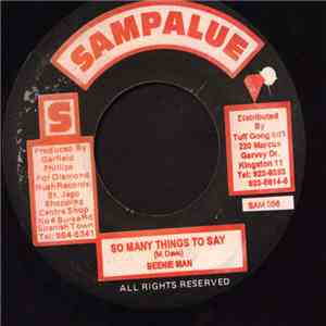 Beenie Man - So Many Things To Say