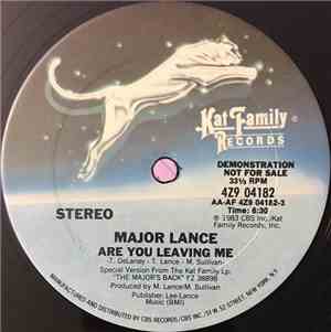 Major Lance - Are You Leaving Me