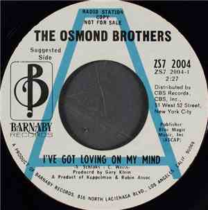 The Osmond Brothers - I've Got Loving On My Mind