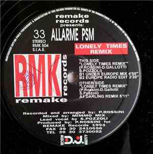 Allarme PSM - Lonely Times (Remixes)
