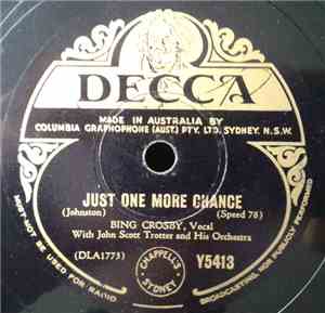 Bing Crosby And John Scott Trotter And His Orchestra - Missouri Waltz / Jus ...