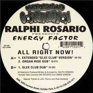 Ralphi Rosario Presents Energy Factor - All Right Now!