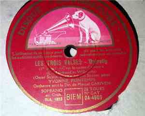 Yvonne Printemps, Pierre Fresnay Et L'Orchestre Marcel Cariven - Les Trois  ...