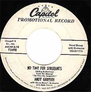 Andy Griffith - No Time For Sergeants / Standing On The Corner
