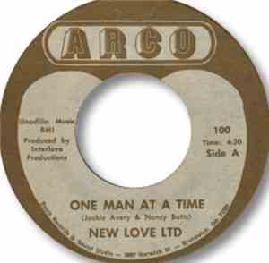 New Love Ltd - One Man At A Time / Universal Funk