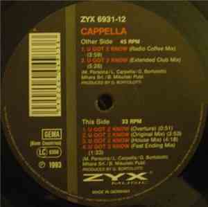 Cappella - U Got 2 Know