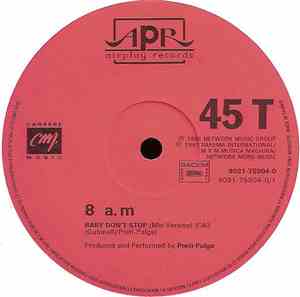 8 a.m.  - Baby Don't Stop