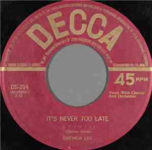 Brenda Lee - It's Never Too Late
