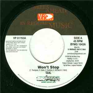 T.O.K. / Terro - Won't Stop / Have A Party