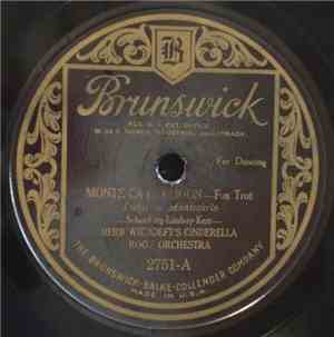 Herb Wiedoeft's Cinderella Roof Orchestra - Monte Carlo Moon / Hard-Hearted ...