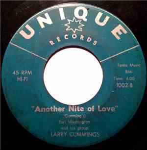 Larry Cummings  - I Wanna Live Before I Die / Another Nite Of Love