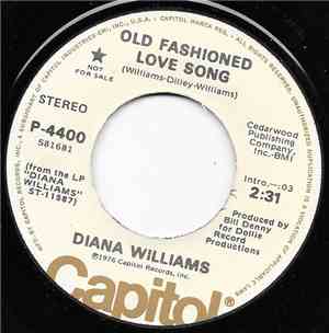Diana Williams  - Old Fashioned Love Song / Little One