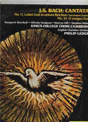 Philip Ledger, English Chamber orchestra - J.S. Bach: Cantatas No. 11 and No. 34