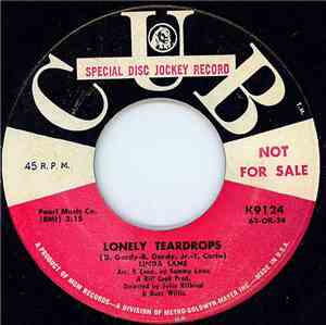 Linda Lane - Lonely Teardrops / Cancel The Celebration