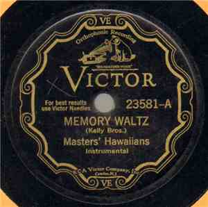 Masters' Hawaiians - Memory Waltz / Hawaiian Star Dust