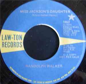 Randolph Walker - Miss Jackson's Daughter