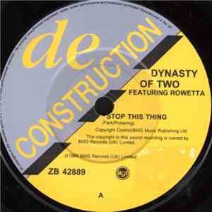 Dynasty Of Two - Stop This Thing / Energy