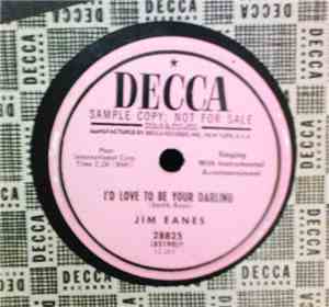 Jim Eanes - I'd Love To Be Your Darling / The Beginning Of The End