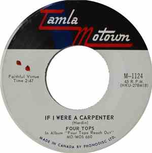 The Four Tops - If I Were A Carpenter / Wonderful Baby