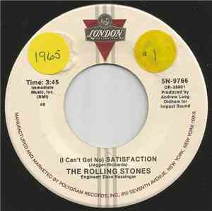 The Rolling Stones - (I Can't Get No) Satisfaction / The Under Assistant (W ...