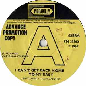 Jimmy James & The Vagabonds - I Can't Get Back Home To My Baby