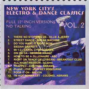 Various - New York City's Electro & Dance Classics Vol. 2