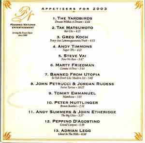 Various - Appetizer For 2003