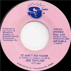 Joe Taylor  - It Ain't No Harm