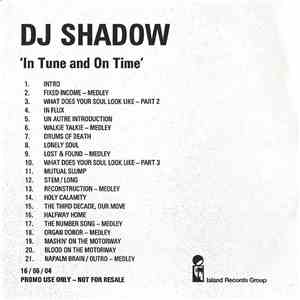 DJ Shadow - In Tune And On Time