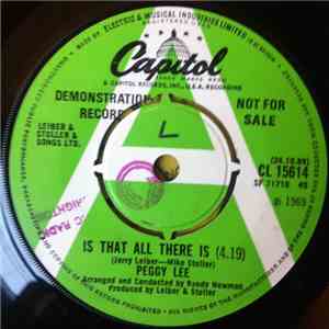 Peggy Lee - Is That All There Is