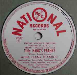 Hank D'Amico Sextet - Hank's Pranks / Juke Box Judy