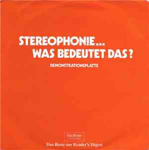 Unknown Artist - Stereophonie... Was Bedeutet Das? (Demonstrationsplatte)