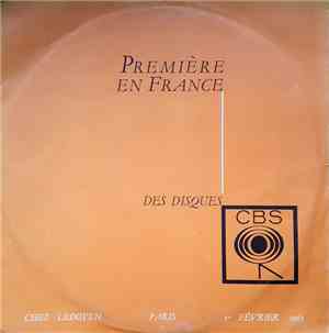 Various - Première En France Des Disques CBS