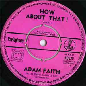 Adam Faith with John Barry & His Orchestra - How About That!
