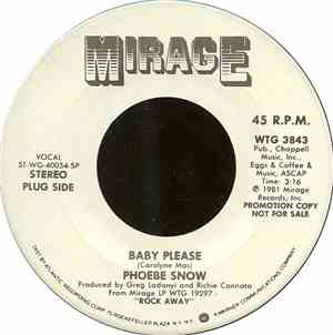 Phoebe Snow - Baby Please
