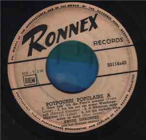 André Dubonnet Met Het Ronnex Ensemble - Potpourri Populaire