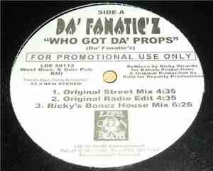 Da' Fanatic'z - Who Got Da' Props