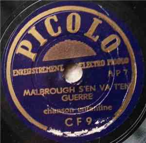 Unknown Artist / Orchestre Musette F. Wyns - Malbrough S'En Va T'En Guerre / J'Aime Quand Ca Va Vite