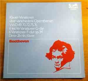 Ludwig van Beethoven : Dieter Zechlin - Variationen Für Klavier Zu Zwei Hän ...