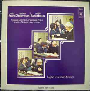 Mozart, Stamitz, Isaac Stern / Pinchas Zukerman / Daniel Barenboim - Sinfon ...