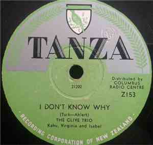 The Clive Trio And Kahu Pineaha - I Don't Know Why / Stormy Weather