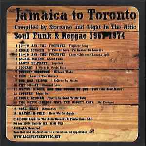 Various - Jamaica To Toronto - Soul Funk & Reggae 1967 - 1974
