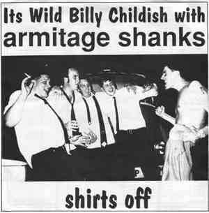 Wild Billy Childish With Armitage Shanks  - Shirts Off